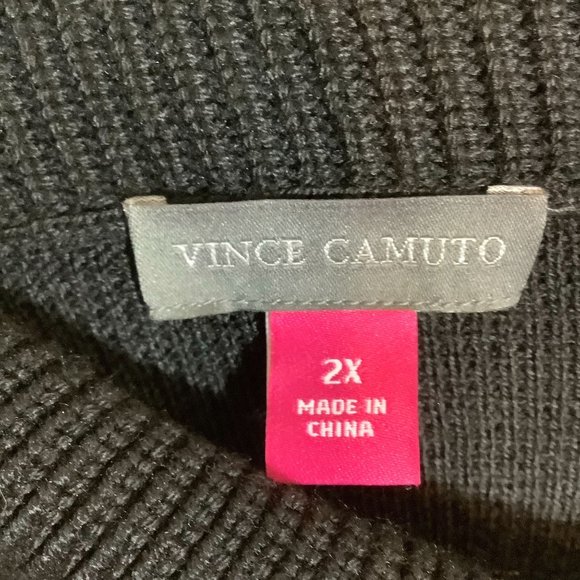Vince Camuto Black Sweater Size 2X NWT - Picture 6 of 7